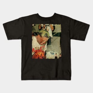 Dennis Rodman after Last Game Kids T-Shirt